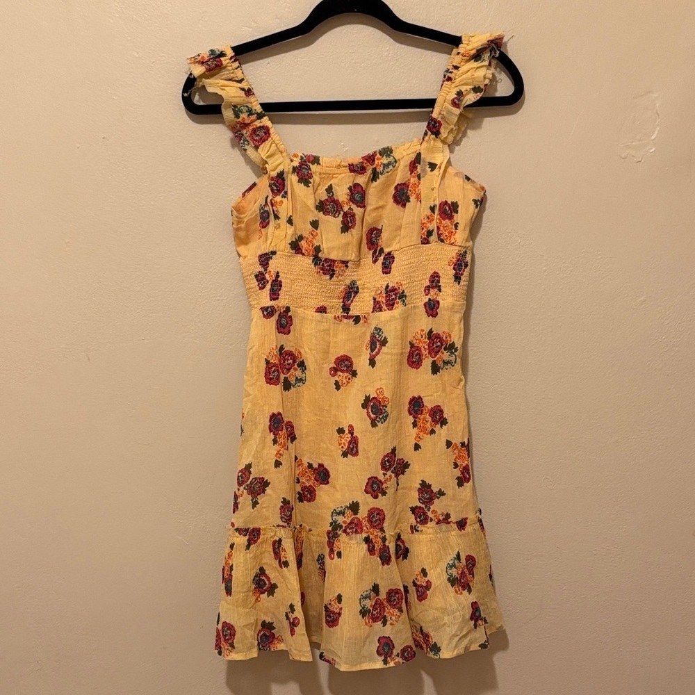 Urban Outfitters Yellow Floral Dress